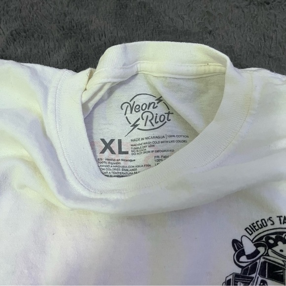 Diego’s Taco Truck Los Angeles Graphic Tee XL White Streetwear - Picture 3 of 6